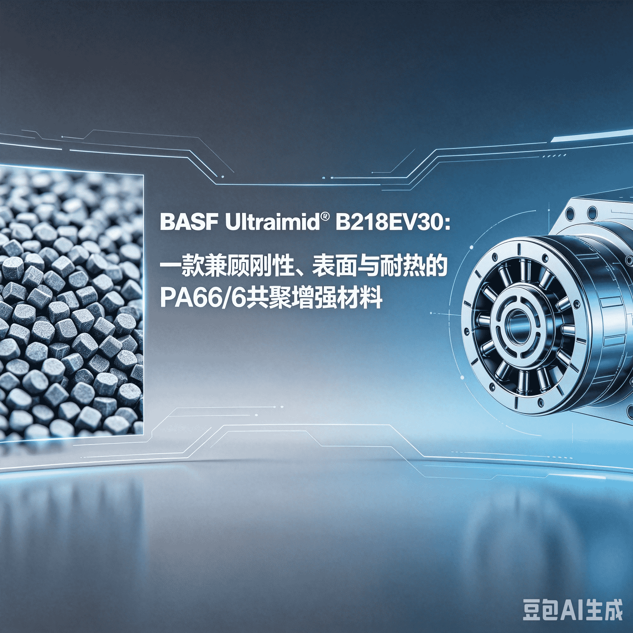BASF Ultraimid® B218EV30：一款兼顾刚性、表面与耐热的PA66/6共聚增强材料